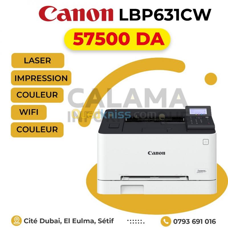 IMPRIMANTE Canon LBP631Cw LASER COULEUR MONOFUNCTION WIFI سطيف