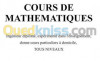 Cours particulier de mathématiques 