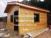 FABRICATION CABINE  CHALET EN BOIS