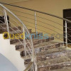 rampe d'escalier inox