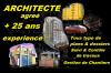 Architecte + de 25 ans expérience