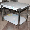 Fabrication table,  chariot et bac en 