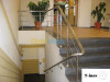 Rampe d'escalier en inox