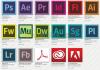 Installation suite ADOBE