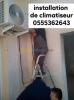 installation climatiseur et rep frigo