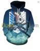 anime hoodies for men attack on titan