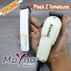 Pack 2 tondeuse kemei +rozia