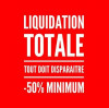 LIQUIDATION COMPTOIR  50% 