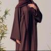 Abaya marron 