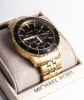 Michael Kors Men's Cunningham Multifunction Gold-Tone Stainless Steel Watch MK7154