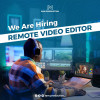 OFFRE D'EMPLOI: Remote Video Editor