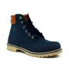 Bartium Bottes En Simili Cuir Classique Pour Hommes-Bleu Marine