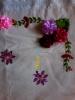 drap decoration floral