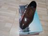 Chaussure pour homme véritable cuir italien pointure 41 marron occasion comme neuf 