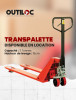 Transpalette Manuelle 3 Tonnes (Location) | تأجير رافعة يدوية  بقدرة تحميل 3 أطنان