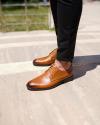 Chaussure en cuire véritable Derby Classique pour touts événement 