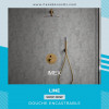 Douche Encastré LINE Or Brossé IMEX