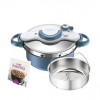 Cocotte clipso Seb duo 5l bleu 