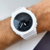 Montre Casio G-Shock Blanche Fond Noir   