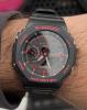 Montre Casio G-Shock Noir fond noir et rouge