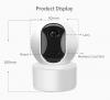 Caméra IP robotisée surveillance par internet Full HD 1080P nocturne, Son, détecteur de mouvements