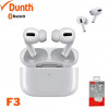 Écouteurs sans fil bluetooth, écouteur mains libres, couleur blanc DUNTH DU-F3