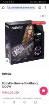 Brosse soufflante rotative babyliss beliss 