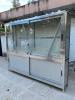 Vitrine en aluminium 