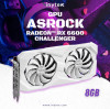 Carte Graphique ASROCK RADEON RX6600 CHALLENGER WHITE 8G