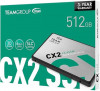 TEAMGROUP CX2 2.5 SSD 512GB MDL T253X6512G0C101 SATA 6Gb/s