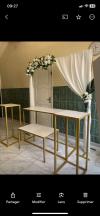 arche et tables buffet anniversaire bapteme fiancaille....