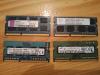 4 BARETTES DE RAM 2GB/4GB DDR3