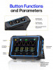 FNIRSI 2C53P 3-in-1Dual Channel Tablet Oscilloscope,Multimeter,Generator