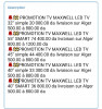 Promotion TV Maxwell simple et Smart TV led 