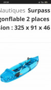 Canoë kayak gonflable 