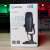 BOYA BY PM500- Microphone USB avec  support micro de bureau - PC/ANDROID