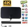 Antenne de télévision numérique HD 8K 4K 1080P, 500 Miles, Mini TV aérienne, Surf HD, DVB-T2 25db