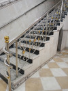 Rampe d'escalier inox