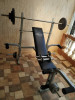 Banc de musculation multifonction allemand avec 54kg de disques 