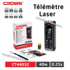 Télémètre laser 40m - Crown