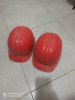 2 casques de protection pour chantier 