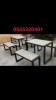 7 Table avec banquette pour fastfood 