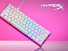 HYPERX ALLOY ORIGINS 60% RED SWITCH LINEAR QWT RGB GL WHITEPINK