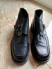 Chaussures montantes cuir noir 