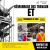 Démarrage de travaux et suivi 