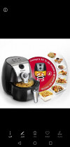 Robuste Friteuse Électrique Sans Huile - Air Fryer - 3.2 Litres - 1500 Watts - مقلاة هوائية