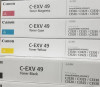 Pack Toner Original CANON C-EXV 49 pour Canon IR ADV  C33xx & 35xx & 38xx Series