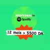 Spotify - compte officiel ( 12 MOIS )