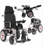 Fauteuil roulant électrique pliable rabattable en aluminium 