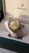 Montre Rolex Datedjust champagne 